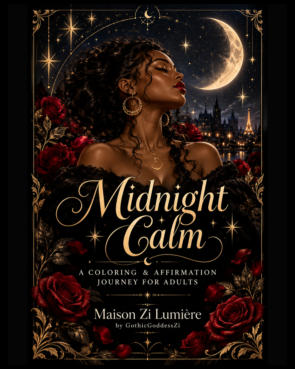 Midnight Calm — A Coloring & Affirmation Experience for Adults