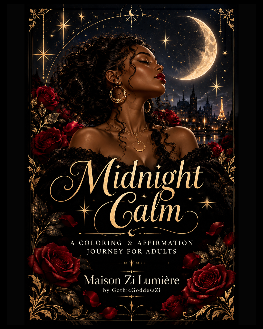 Midnight Calm — A Coloring & Affirmation Experience for Adults
